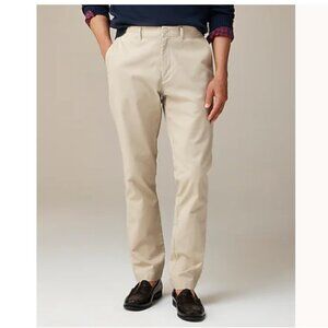J Crew Mens 1040 Athletic Tapered-fit stretch chino pants beige NWT sz 44 34